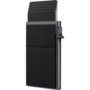 RFID Blocking Men Wallet Auto Pop up Credit Card Holder Aluminium Money Clip